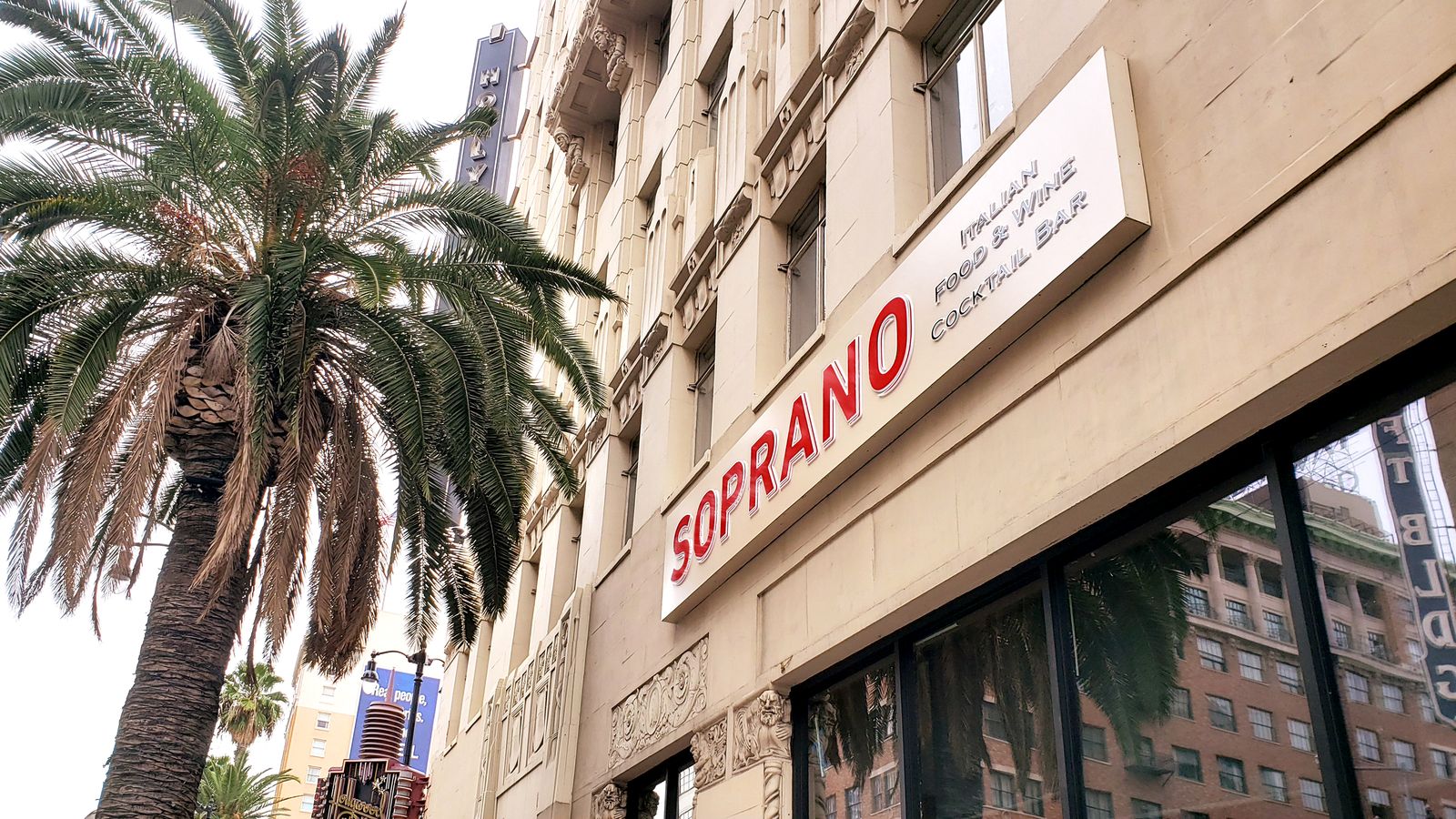 Italian restaurant LED letters