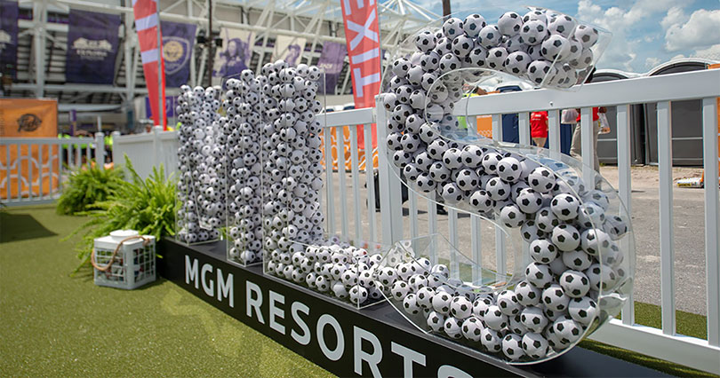 MLS MGM Resorts over-sized event signage MLS MGM Resorts over-sized event signage-FrontSigns