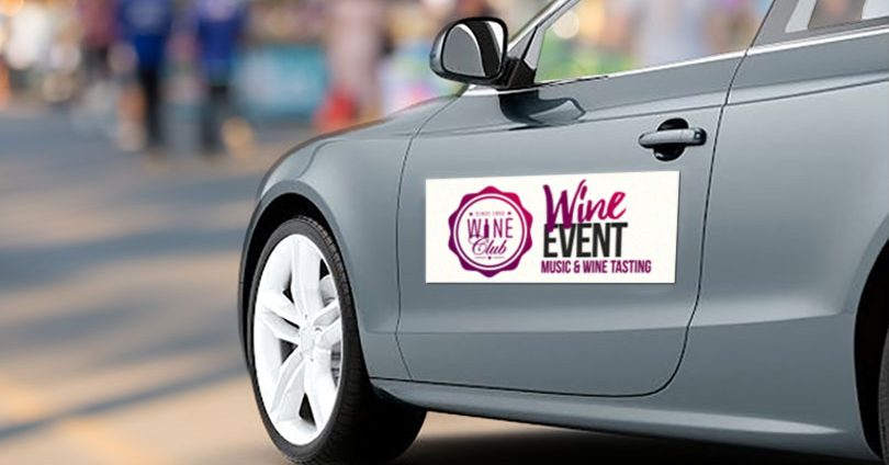Wine Event car magnet Wine Event car magnet