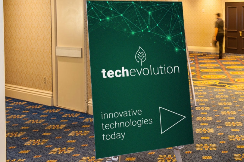 techevolution event coroplast board sign 2 techevolution event coroplast board sign