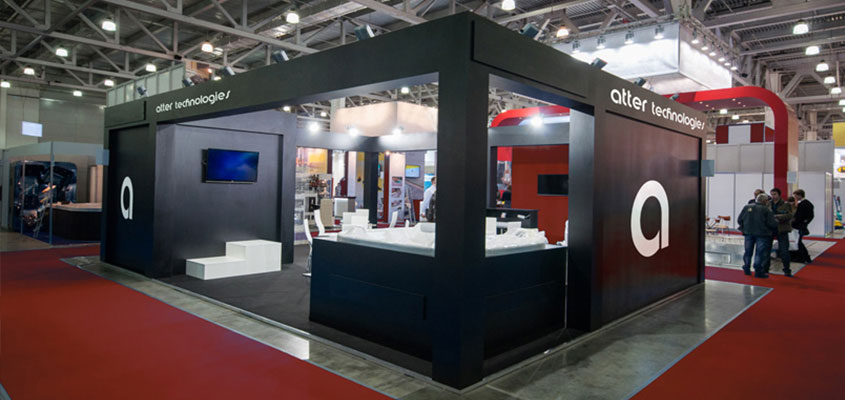 Atter Technologies trade show booth design concept