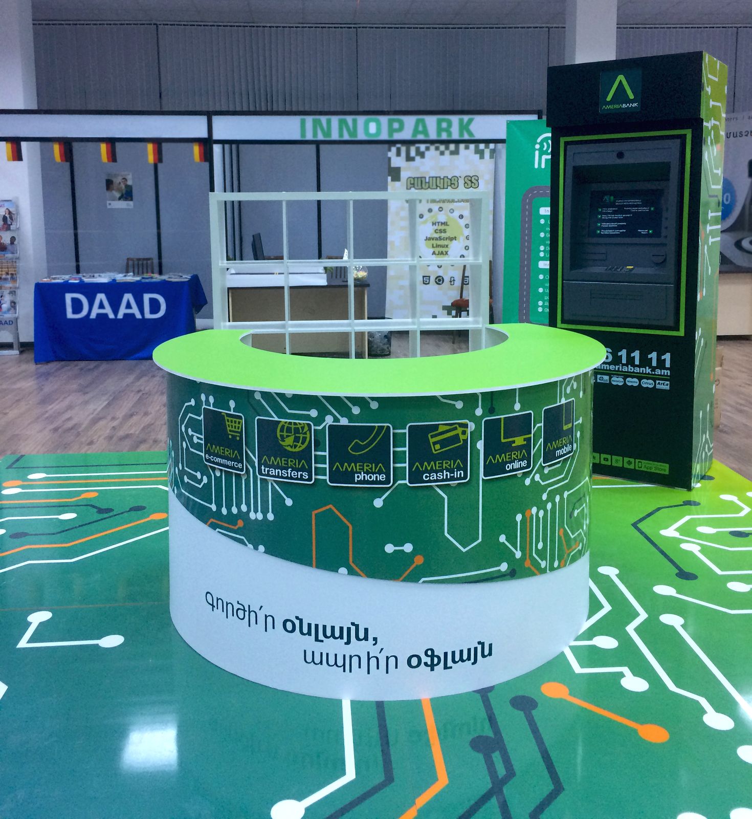 Innopark trade show display Innopark trade show booth display example-Frontsigns