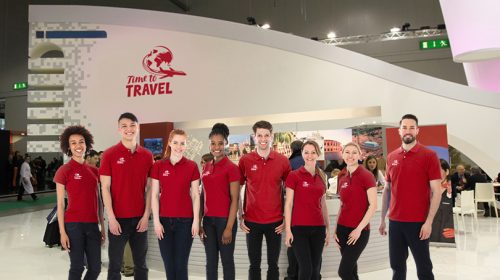 Time To Travel trade show staff Time To Travel trade show staff