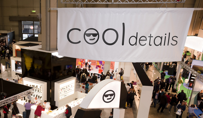 cool details trade show hanging banner trade show banner design tip: Cool Details example