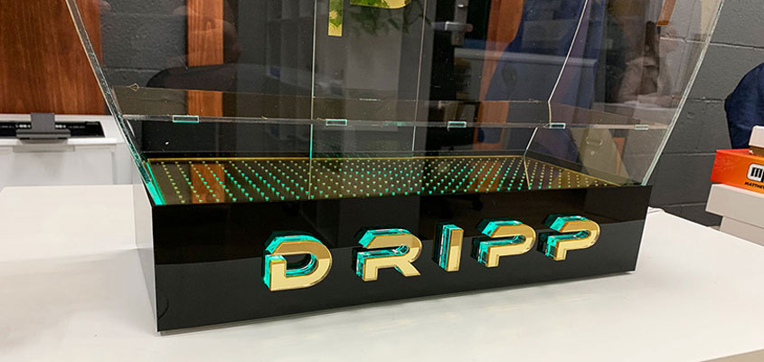 Dripp illuminated branding solution