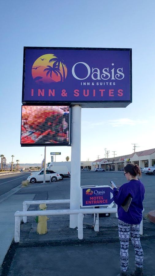 Inn & Suites pylon sign