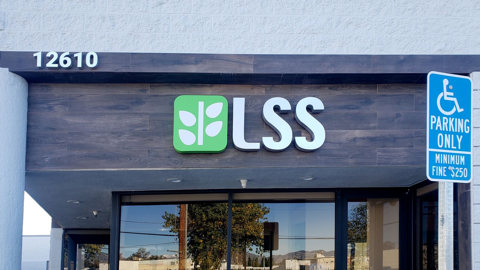 LSS 3d logo sign and brand name letters made of aluminum and acrylic for outdoor branding