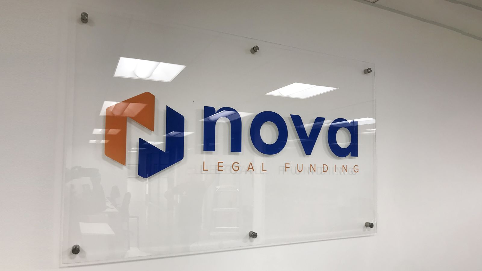 Nova office nameplate