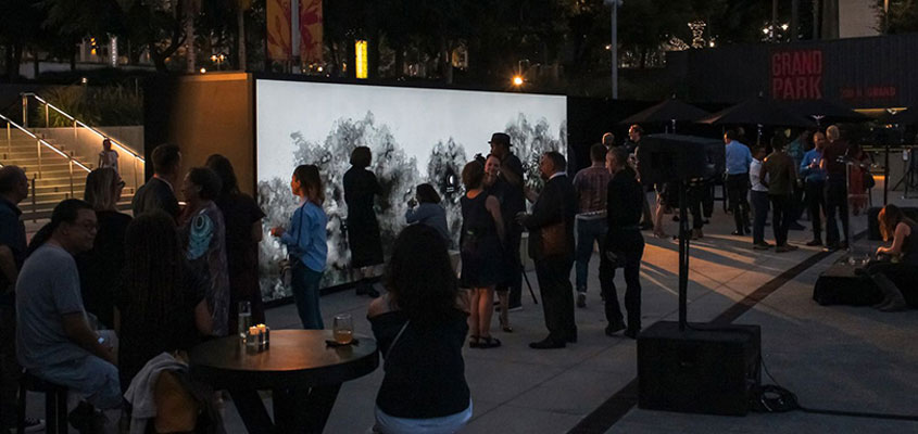 Outdoor public event successfully planned at the Annenberg's event venue