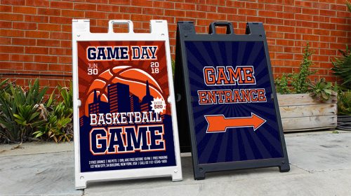 Game Entrance sports event branded element example