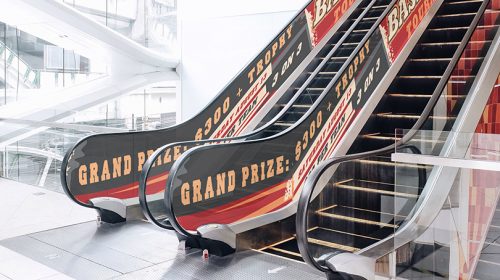 Grand Prize elevator side print