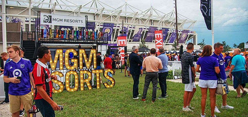 Outdoor sports event successfully planned at the MGM Resorts' event venue
