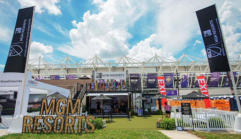 MGM Resorts sports event banner idea-Frontsigns