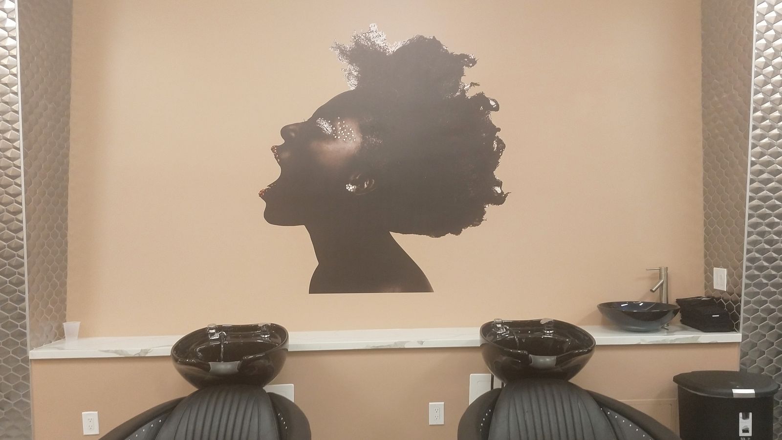 beauty salon wall decal