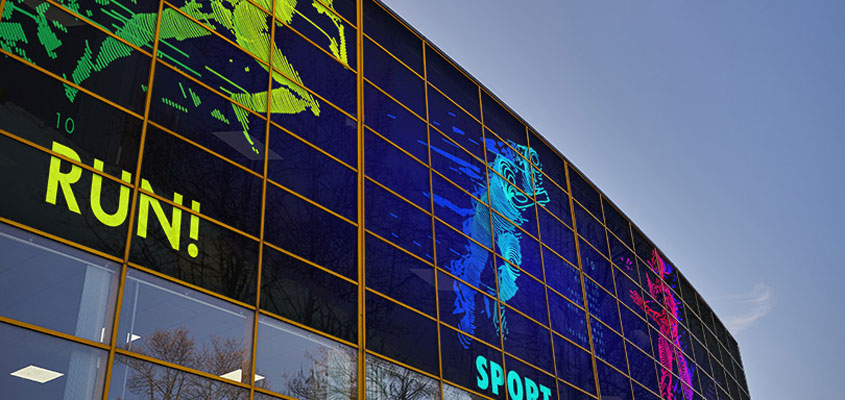 Sports themed branded windows for planning an event effectively