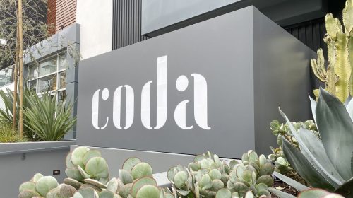 Coda light up sign