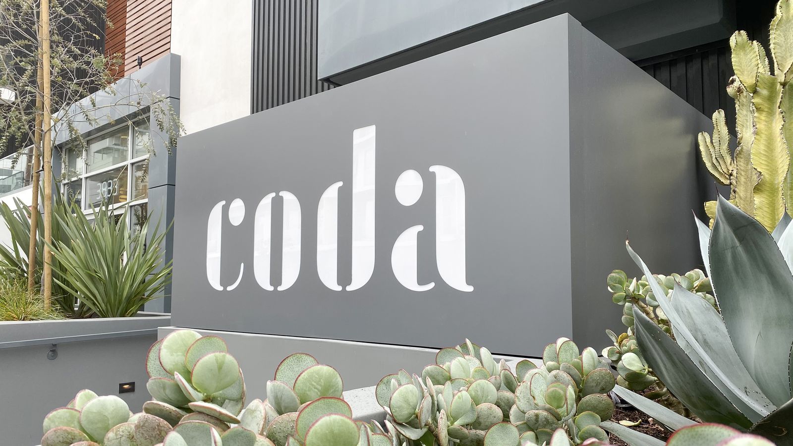 Coda light up sign