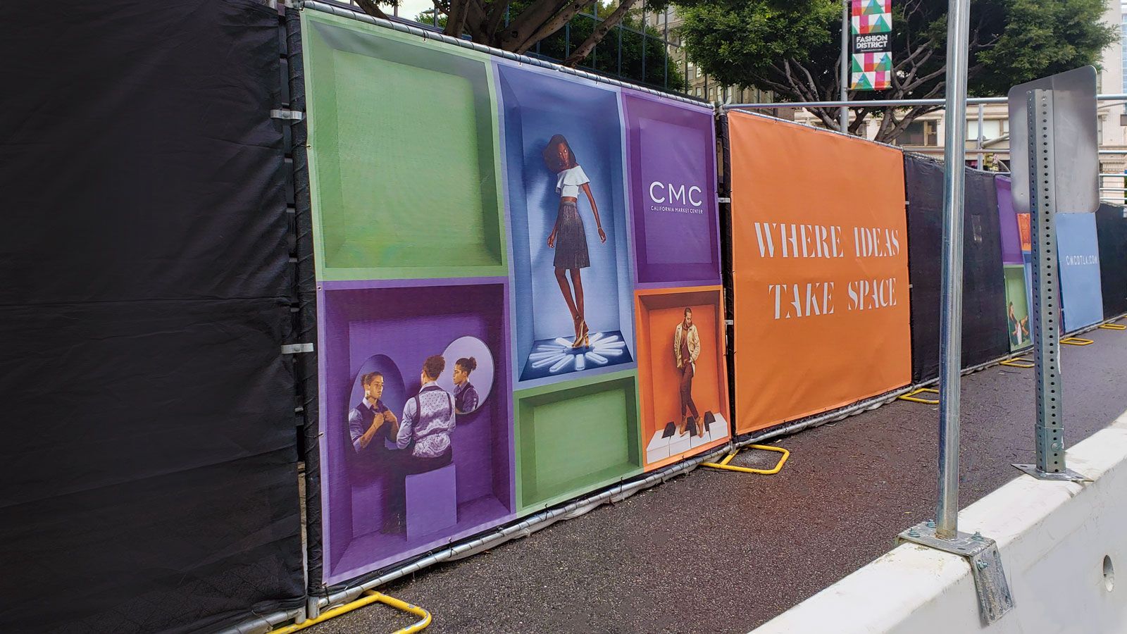 California Market Centers Outdoor Vinyl Banners Front Signs