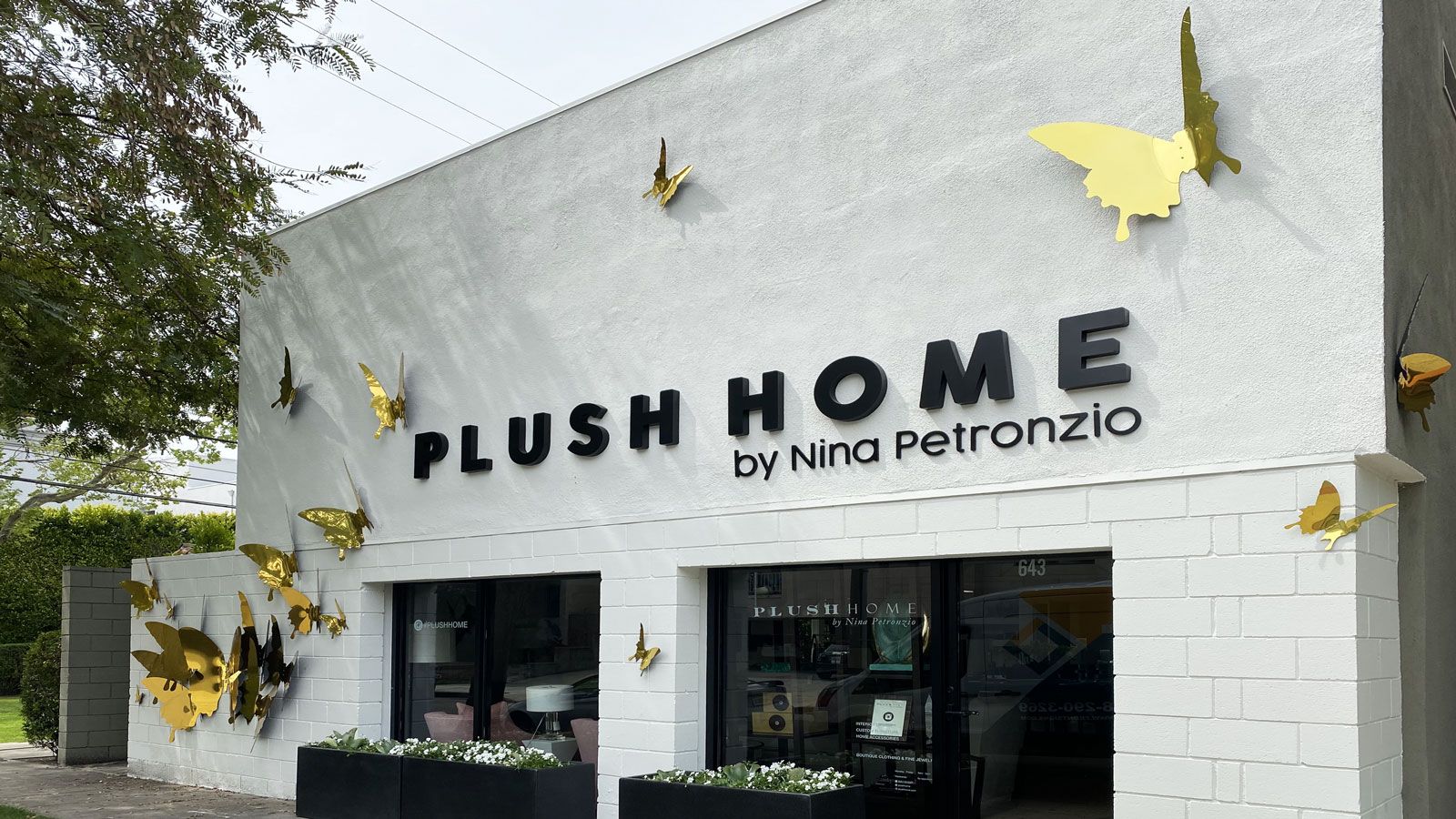 plush home aluminum letters