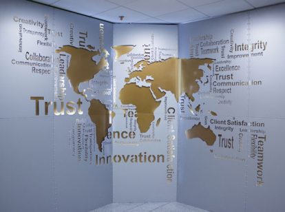 themed bank interior design idea