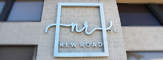 New Road business sign idea New Road outdoor business sign idea