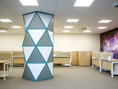 Ameriabank space custom structure design