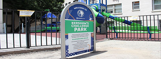 Kershaw's Challenge Park cool business sign idea