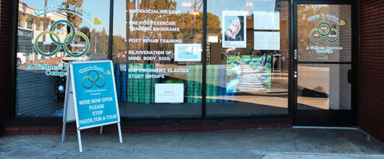 We're Now Open outdoor business display idea
