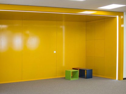 custom office entry design idea