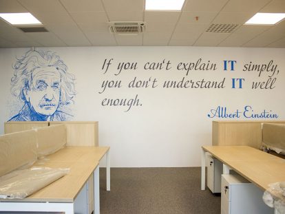 office wall design ideas with quotes