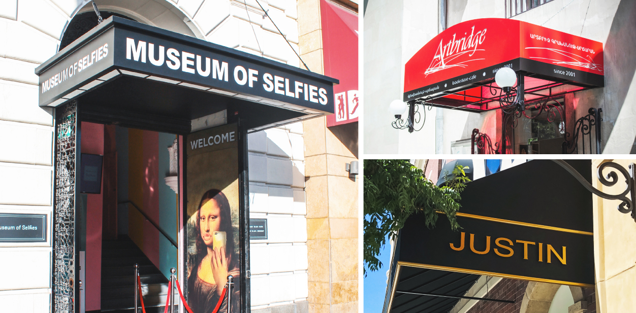 Unique outdoor business sign ideas collection in a classic and timeless style