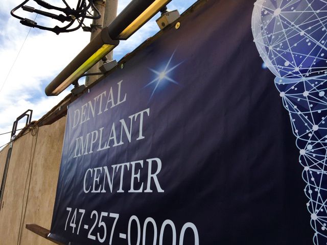 Dental implant center banner