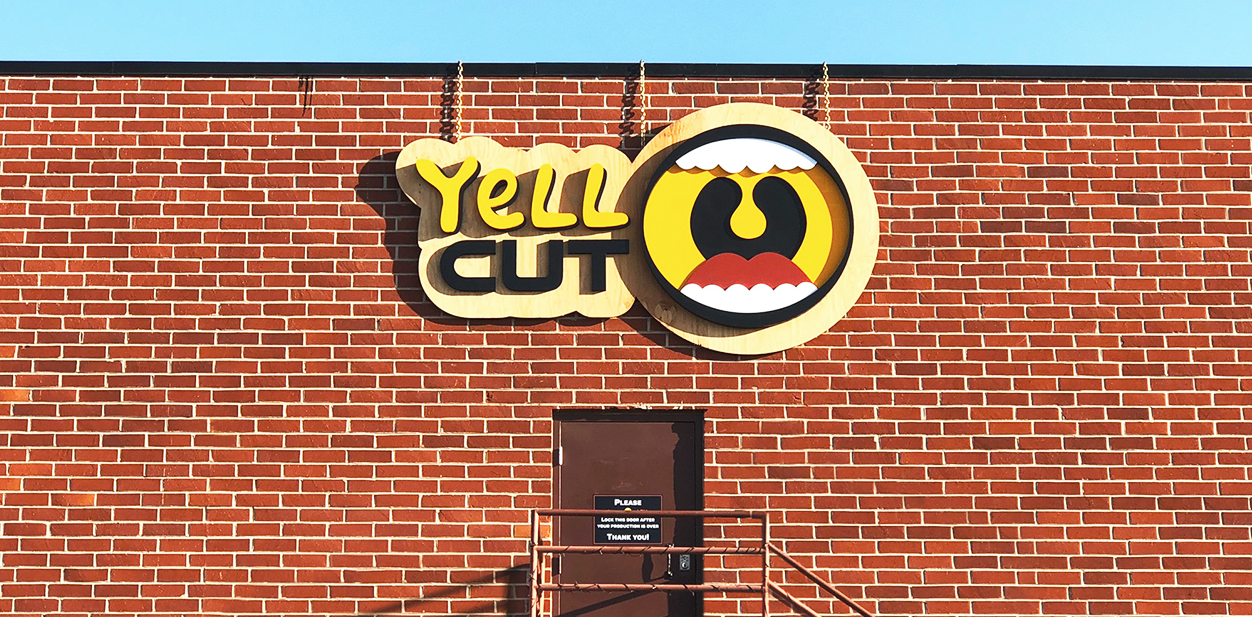 Yell Cut name board laser wood cutting idea