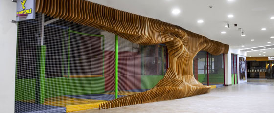 cool huge wooden decorative structure