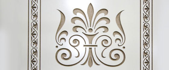 engraved decorative element idea
