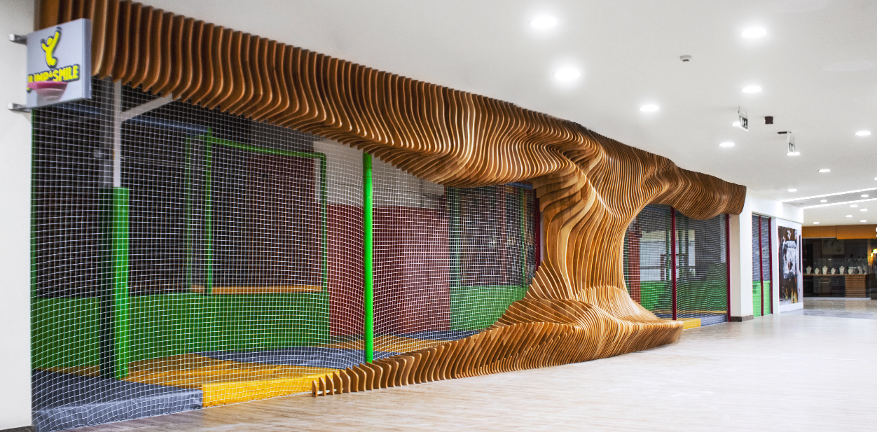 Amazing laser cut project with wooden structure