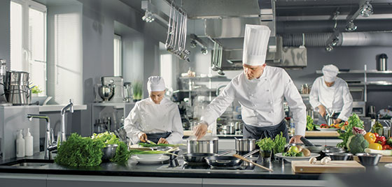 restaurant kitchen interior space design idea