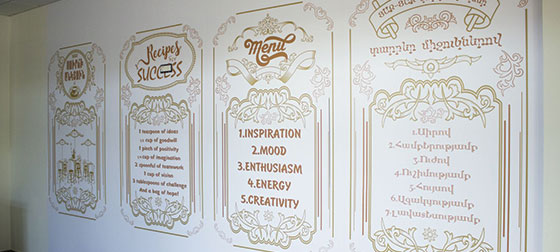 restaurant wall art restaurant interior wall art idea