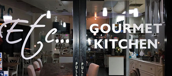 Etc Gourmet Kitchen restaurant window design concept