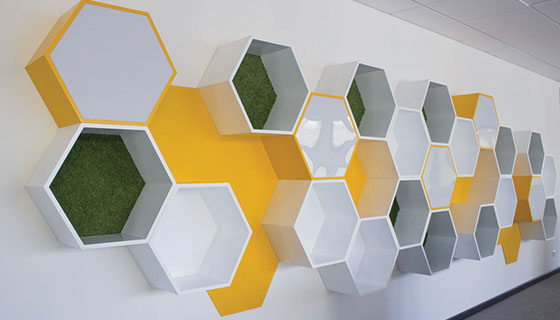 restaurant entry area colorful design idea