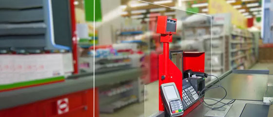 supermarket snieeze guarde idea office sneeze guard idea