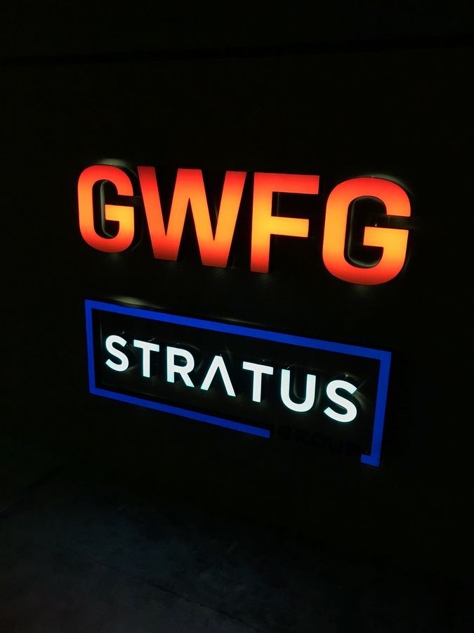 GWFG Stratus illuminated signs