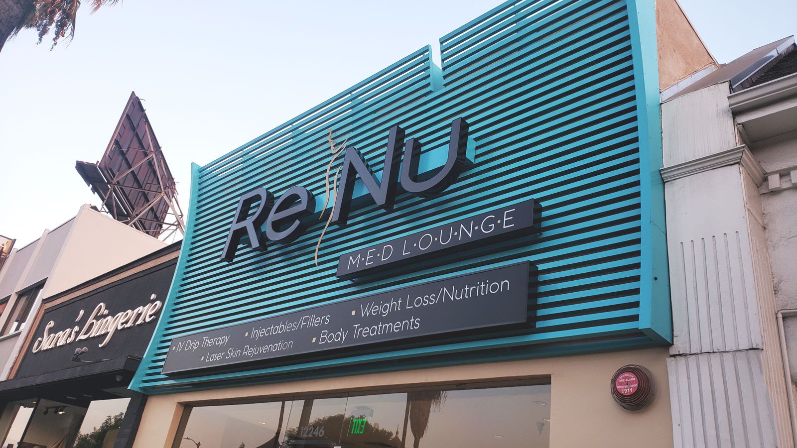 Renu raceway channel letters