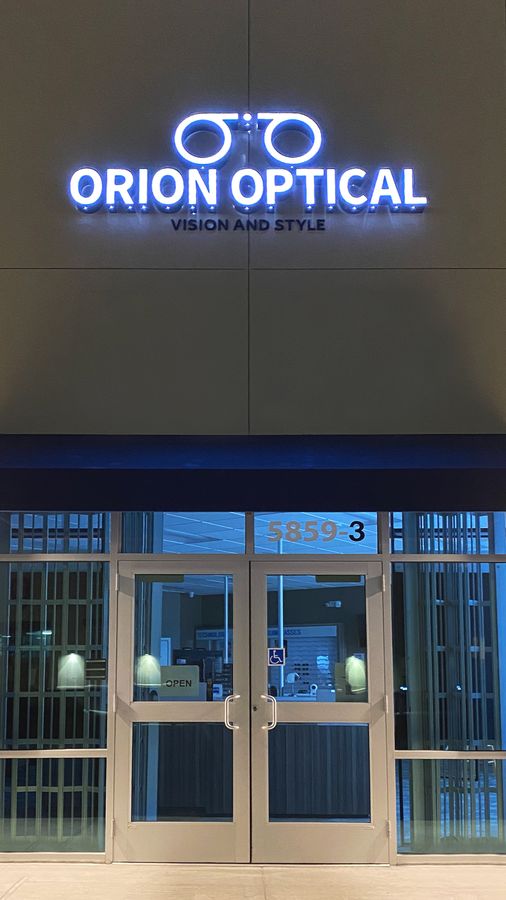 orion optical illuminated signs