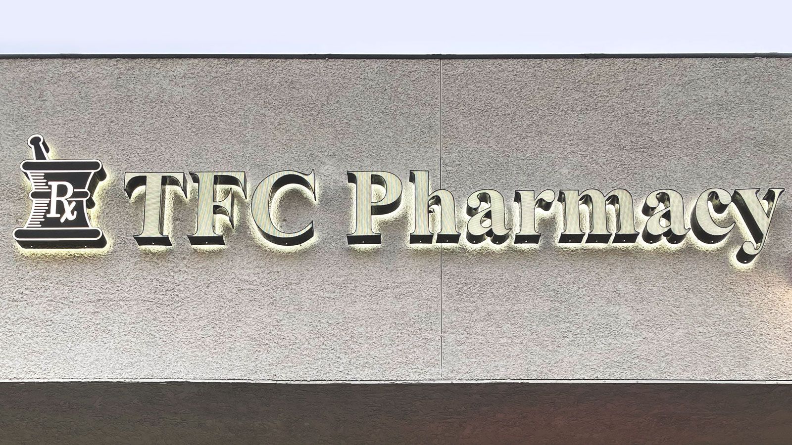 tfc pharmacy LED signs