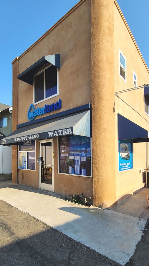 waterland storefront signs