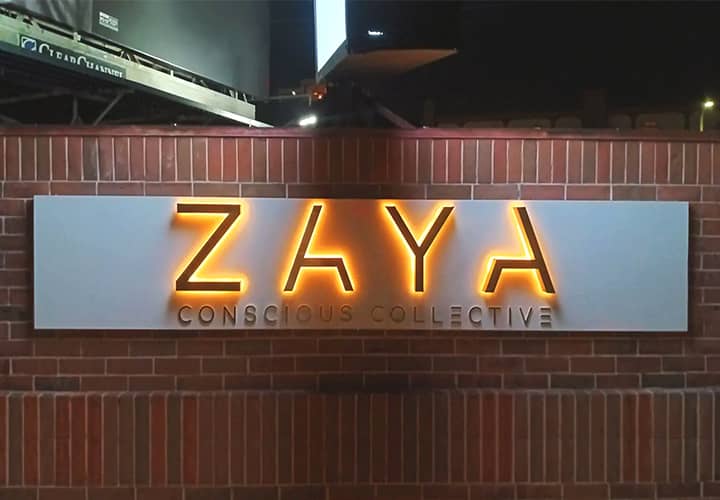 zaya-conscious-collective-backlit-letters