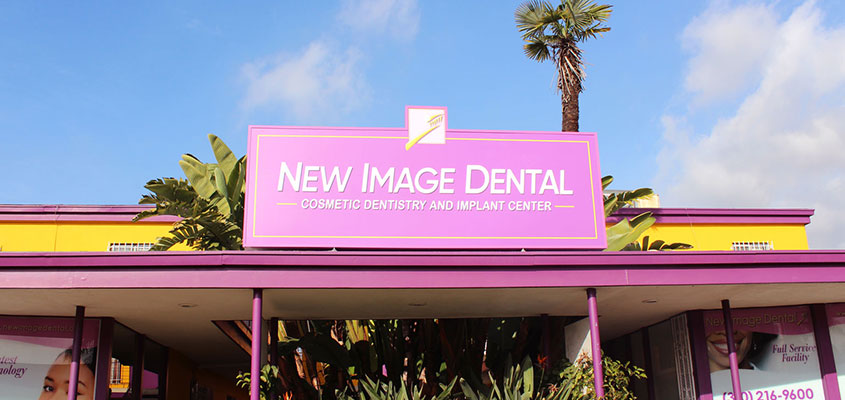 Outdoor signage design idea from New Image Dental