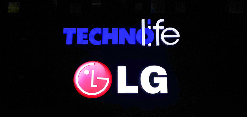 Sign example from LG Electronics for defining what channel letters are