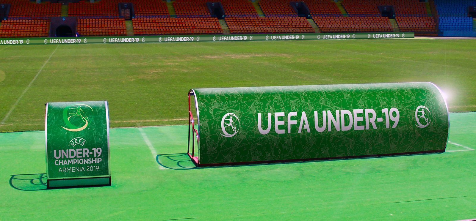 Uefa bench canopy banners